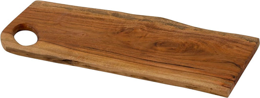 Cruiser’s Caché | 19" Rectangel Natural Hardwood Cheese/Charcuterie Board
