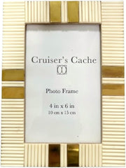 Cruiser’s Caché | Bone & Brass Picture or Photo Frame