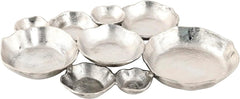 Cruiser’s Caché | Cluster of Small Serving Bowls with Silver Nickel Finish