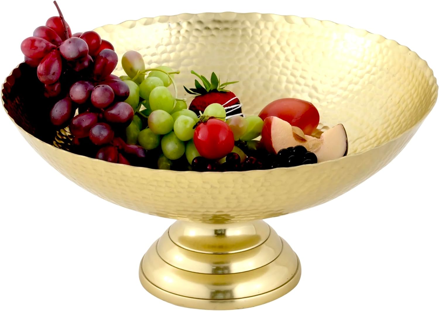 Cruiser’s Caché | Jaipur 12" Round Metal Pedestal Bowl