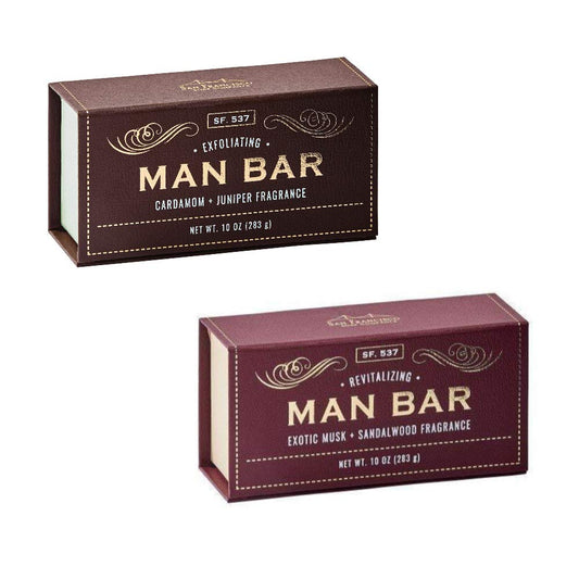 San Francisco Soap Company Man Bar Oz Bar Soap, Sandalwood, juniper, 10 Ounce